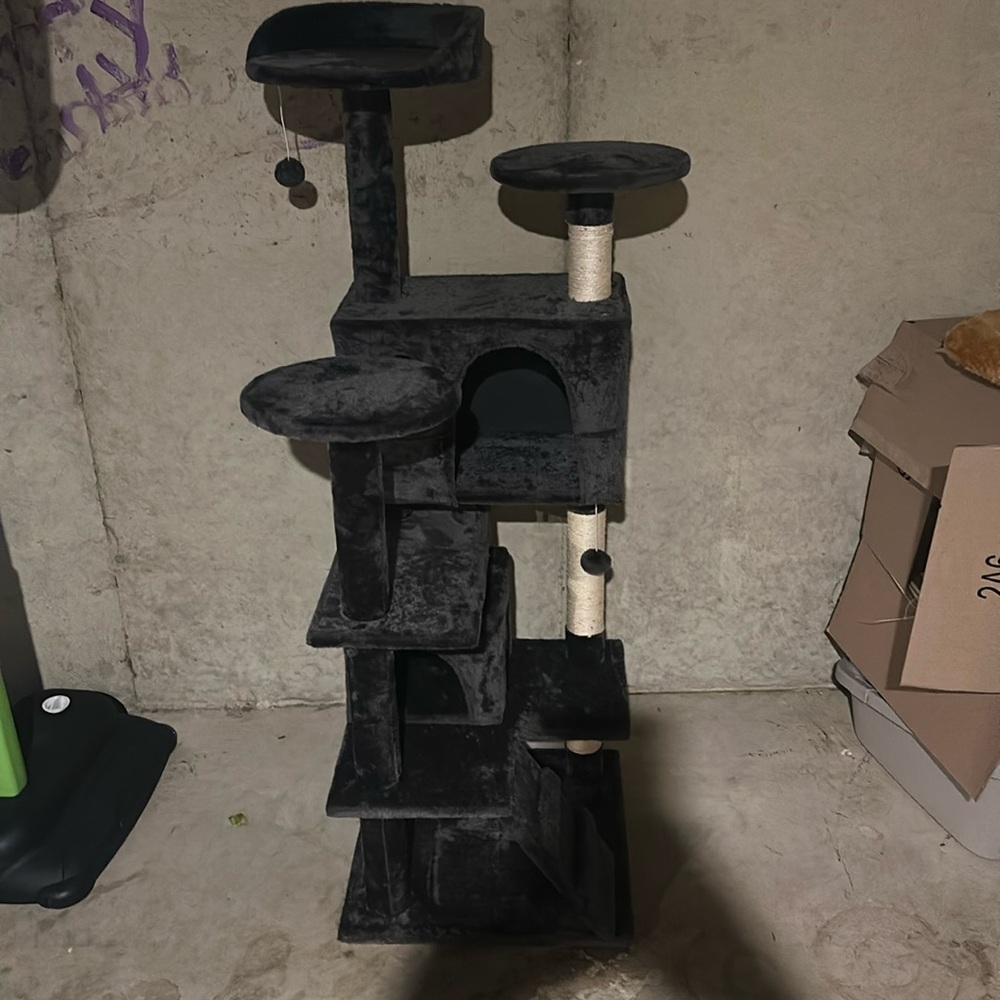 Cat scratcher and cat tree